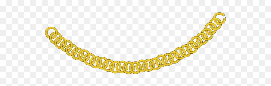 Gold Chain 1 - Clip Art Gold Chain Emoji,N Emoticon