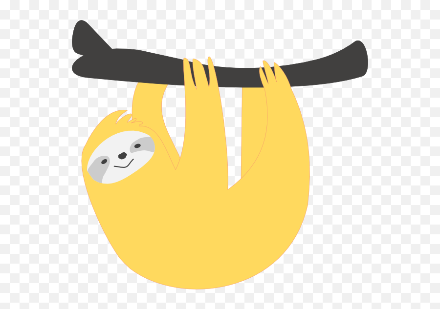 Mediocre Sloth - Clip Art Emoji,Shaka Emoticon