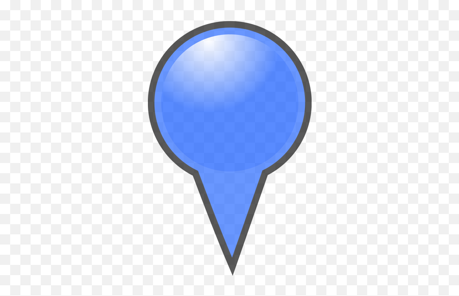 Blue Map Pointer - Free Transparent Map Markers Png Emoji,Push Pin Emoji