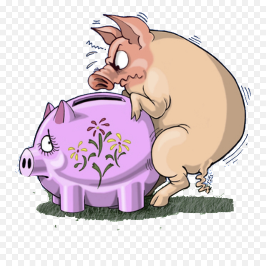 Piggy Bank - Cartoon Emoji,Piggy Bank Emoji