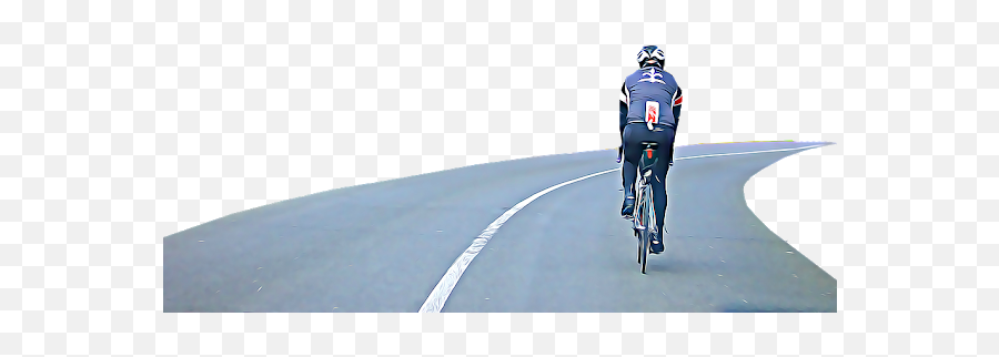 Ftestickers Way Bicycle Cyclist People - Cycle On Road Png Emoji,Cyclist Emoji