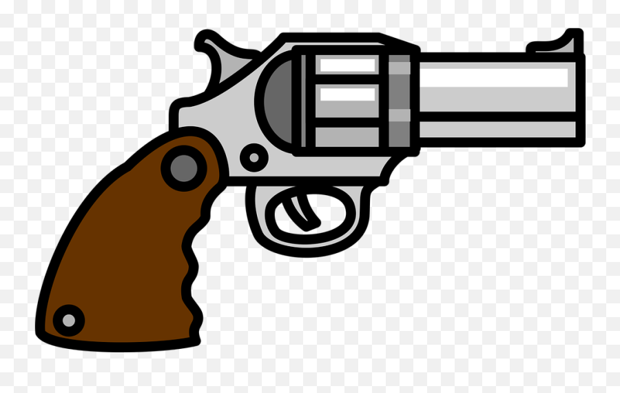 Gun Handgun Pistol - Gun Clipart Emoji,Emoji Man Vs Woman Gun