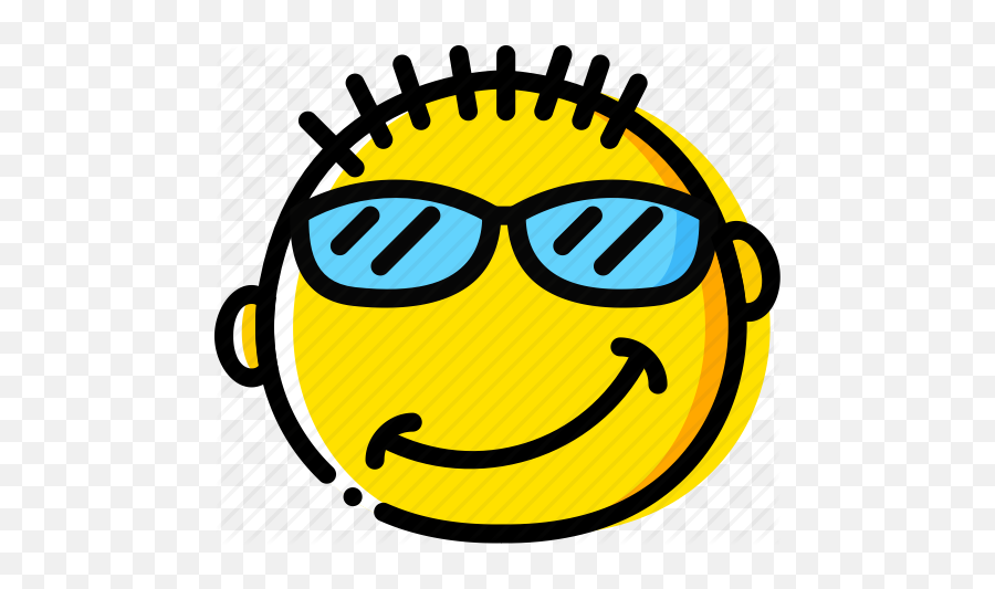 Smashicons Emoticons - Silly Face Clipart Black And White Emoji,Smug Emoji
