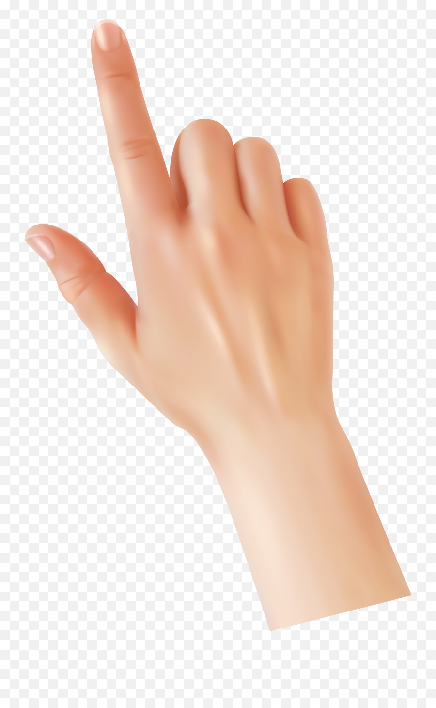 Hand Finger Clipart Png - Touching Finger Hand Png Emoji,Pointing Finger Emojis