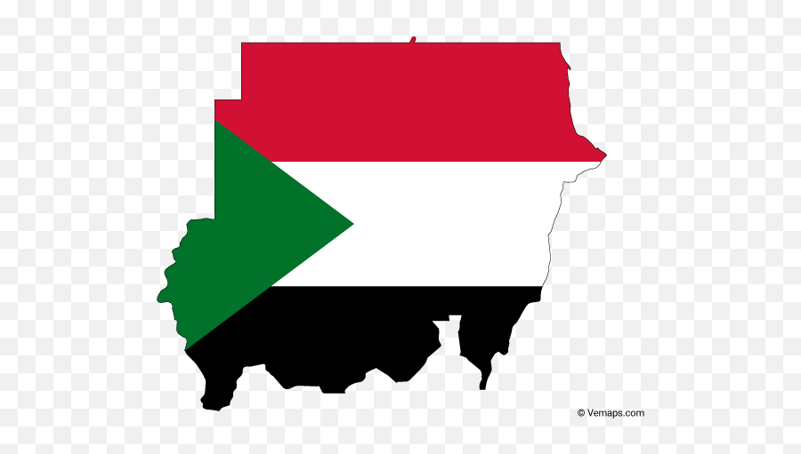 Flag Map Of Sudan - Sudan Map Flag Png Emoji,Iran Flag Emoji