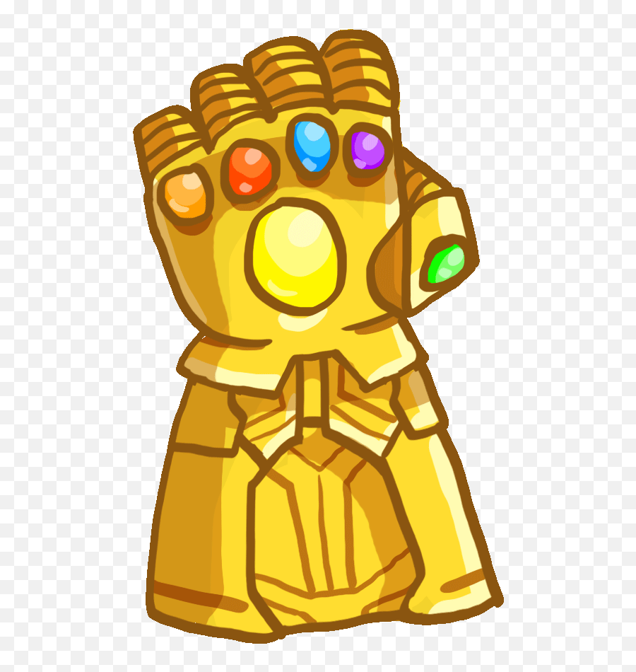Infinity War Infinity Gauntlet Clipart - Guante De Thanos Gif Emoji,Thanos Snap Emoji