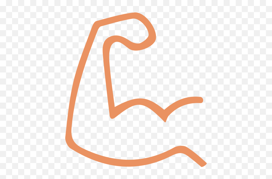 Icon Muscle At Getdrawings Free Download - Icons Orange Muscle Emoji,Muscle Flex Emoji