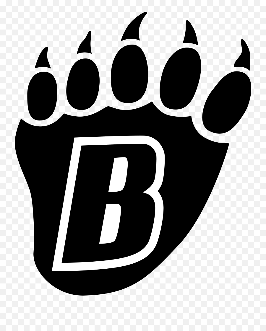 Badger Paw Print Clipart - White Bear Lake High School Logo Emoji,Honey Badger Emoji