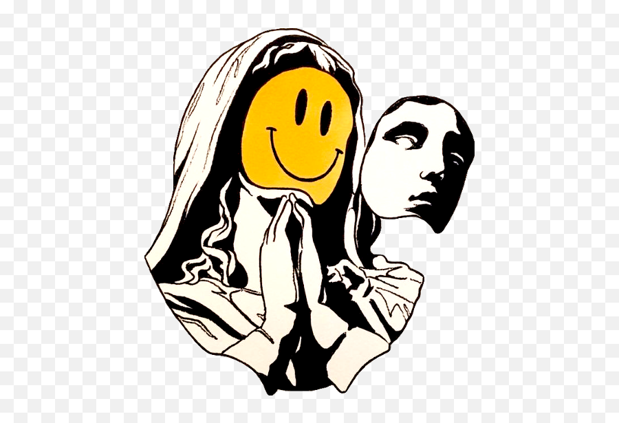 Largest Collection Of Free - Sticker Acid Emoji,Pray Emoticon