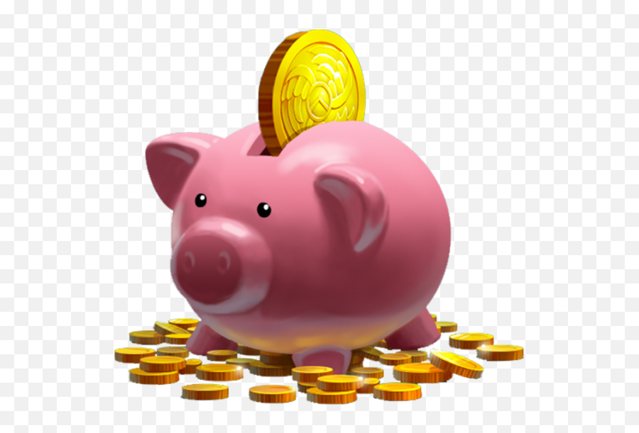 Piggy Bank Clip Art Png Image Free - Pig Saving Png Emoji,Piggy Bank Emoji