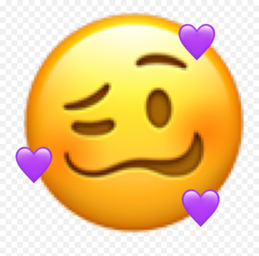 Simple Emoji Cute Love Sticker - Happy,Simple Emoji