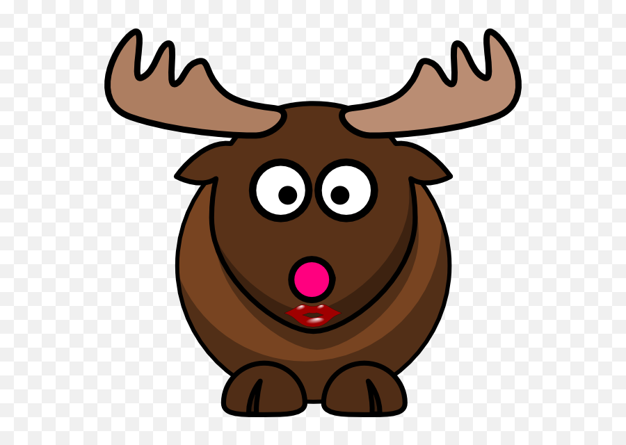 Nose Clipart Brown Nose Nose Brown - Cartoon Elk Clipart Emoji,Brown Nose Emoji