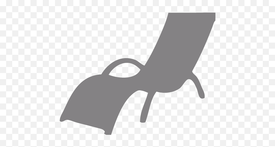 Gray Lounge Chair Icon - Free Gray Furniture Icons Lounge Chair Icon Png Emoji,Chair Emoticon