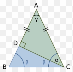 Triangle Made Of Right Triangles - Isosceles Triangle Emoji,Bra Emoji
