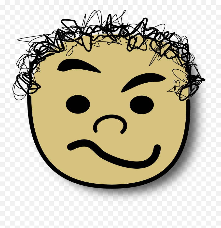 Avatar Doubtful Face Grin Head - Doubtful Face Emoji,Think Emoji