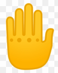 Raised Back Of Hand Emoji Meaning With Pictures - Backhand Emoji,Raise Hand Emoji