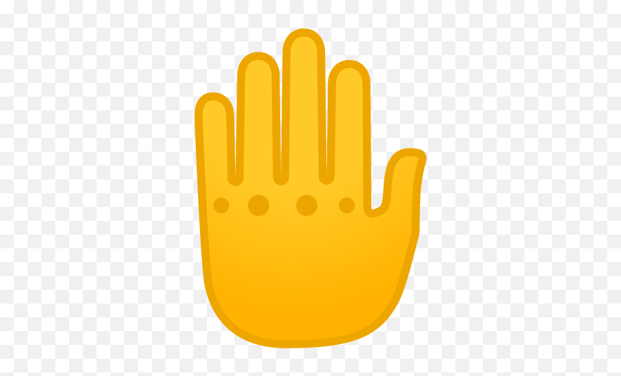 Raised Back Of Hand Emoji Meaning With Pictures - Backhand Emoji,Raise Hand Emoji