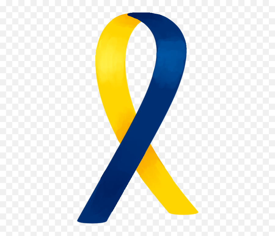 Down Syndrome Ribbon - Down Syndrome Awareness Ribbon Png Emoji,Down Syndrome Emoji