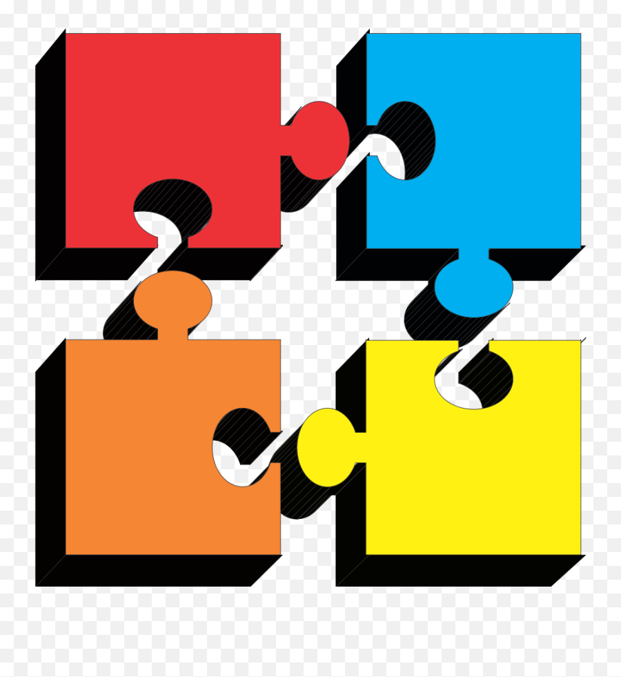 Puzzle Pieces Cliparts And Others Art - Puzzle Pieces Clip Art Emoji,Jigsaw Emoji