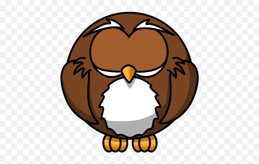 Cartoon Owl Sleeping - Eyes Closed Clip Art Emoji,Cardinal Bird Emoji