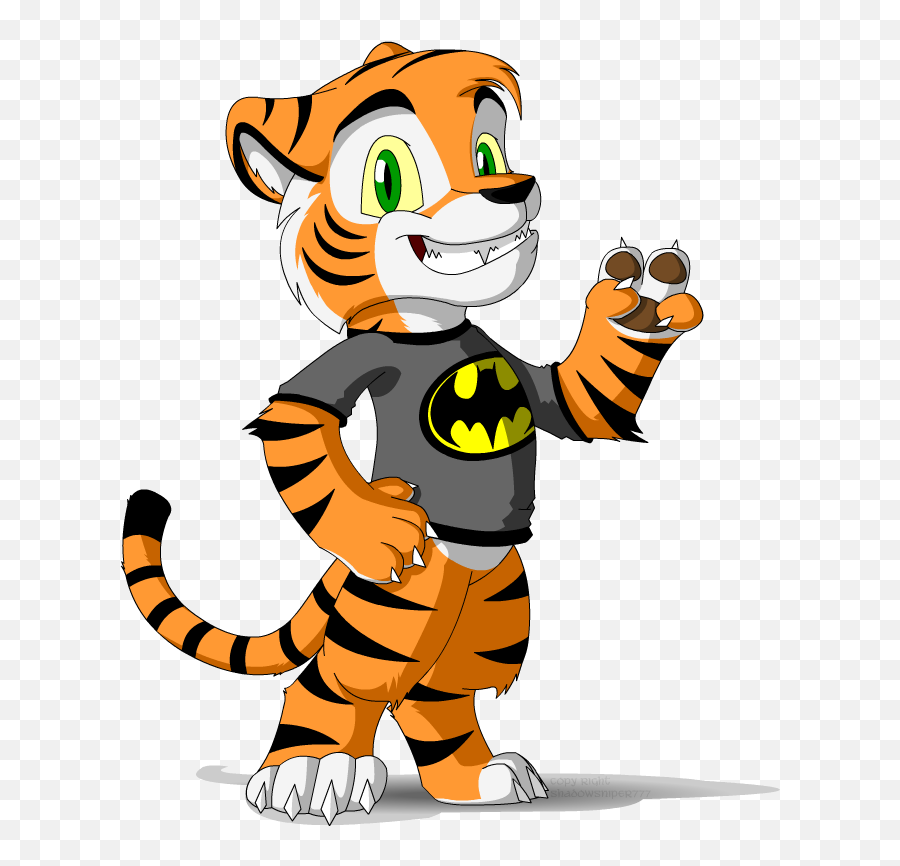 Tiger Cartoon Character - Cartoon Tiger Kid Emoji,Tony The Tiger Emoji