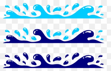 Splash Water Waves Ocean Sea - Water Clip Art Border Emoji,Wet Drops Emoji