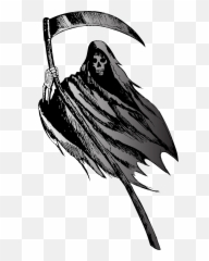 Grim Reaper Png Clipart Image - Transparent Background Emoji