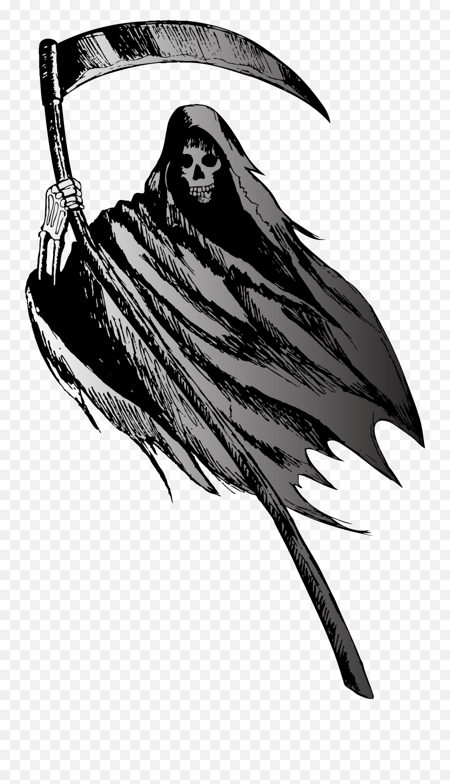 Grim Reaper Png Clipart Image - Transparent Background Reaper Png Emoji,Grim Reaper Emoji