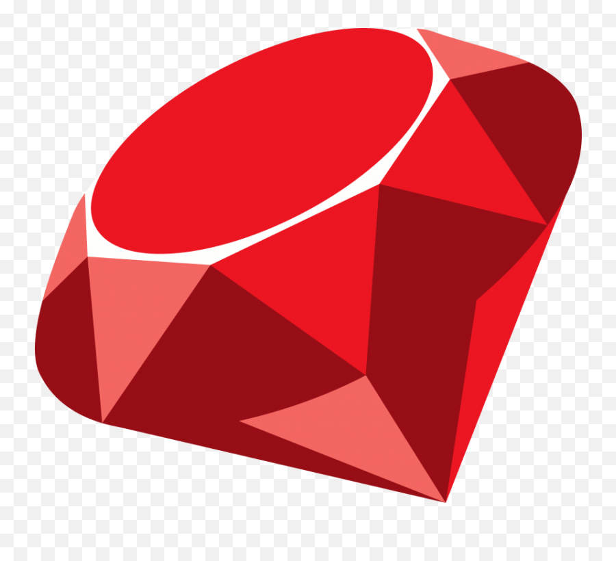 Ruby Gem Clipart - Ruby Programming Language Logo Emoji,Ruby Emoji