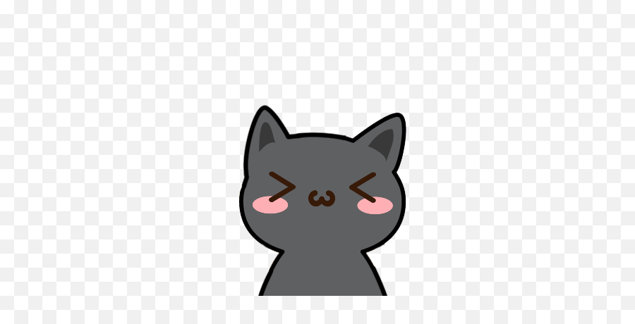 Cat Kawaii Face Cute - Sticker By Avril Cartoon Cute Cat Wallpaper Hd Emoji,Kawaii Face Emoji