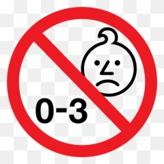 Safety Signs Baby Under Three - Age Warning Emoji,Safety Pin Emoji