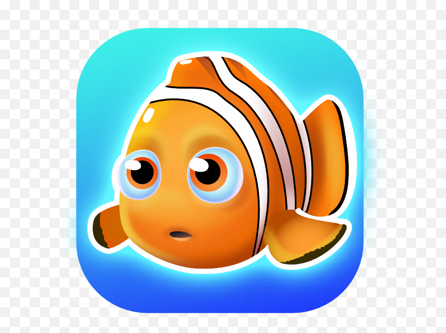 Nemo - Clip Art Emoji,Clown Fish Emoji