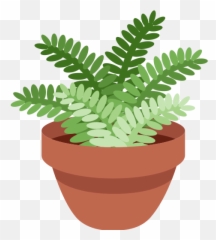 Potted Plant Emoji - Plant Emoji,Grow Emoji