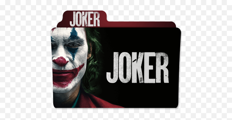 Joker 2019 Movie Folder - Designbust Joker Movie Folder Icon Emoji,Joker Emoji