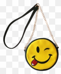 Olivia Miller Winking Tongue Emoji Crossbody - Emoji Sholderbag,Emoji Purse
