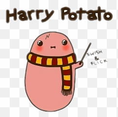 Scasliceof Asliceof Food Foodporn - Kawaii Potato Harry Potter Emoji