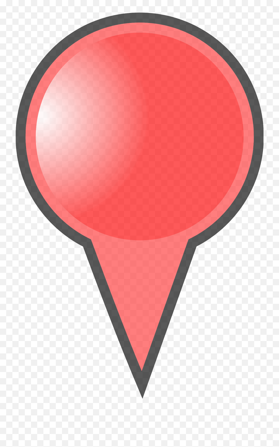 Red Map Marker Clipart - Clip Art Maps Marker Emoji,Map Pin Emoji