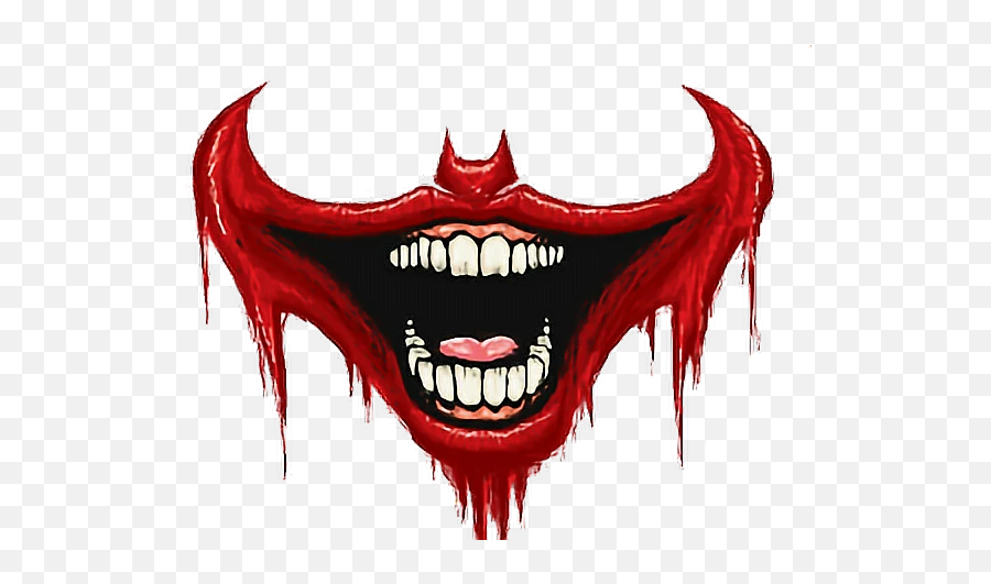 Mouth Teeth Mask Freetoedit Monster Fangs - Boca De Palhaço Png Emoji,Fangs Emoji