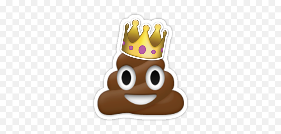 Poop Emoji Stickers - Tatti Emoji,King Emoji