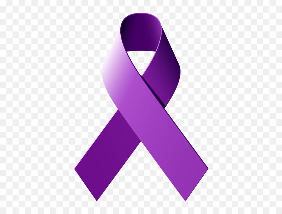 Free Cancer Ribbon Clip Art Look At - Purple Ribbon Transparent Png Emoji,Breast Cancer Ribbon Emoji