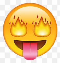 Emoji Fire Eyes Freetoedit - Fire Emoji Transparent Png,Emoji Fire