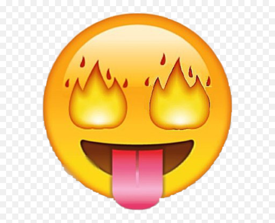 Emoji Fire Eyes Freetoedit - Fire Emoji Transparent Png,Emoji Fire
