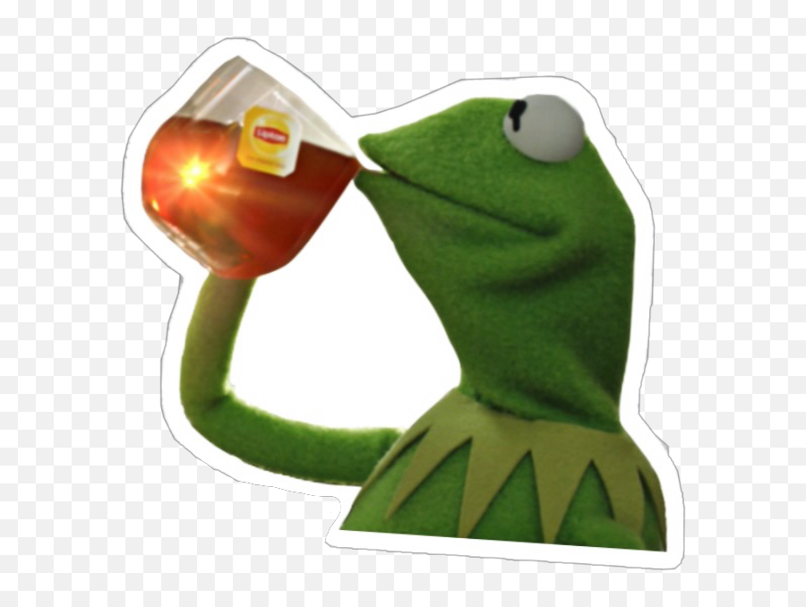 Kermitmemes Kermitthefrog - Funny Stickers For Snapchat Emoji,Sips Tea Emoji