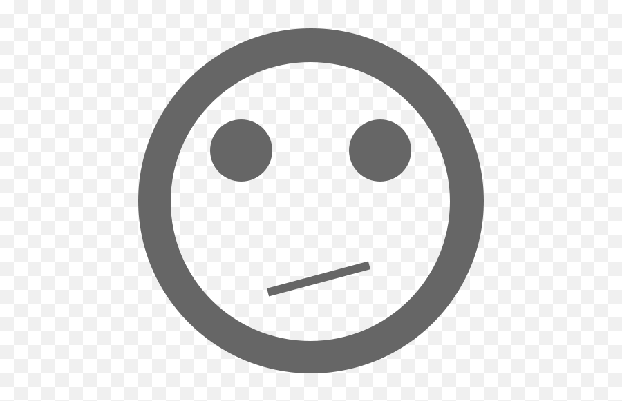 Download Unsure Emoticon Icon - Pict Black Emoji,Unsure Emoticons