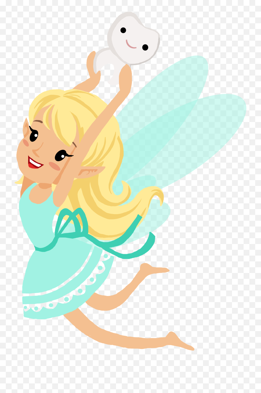 Sticker Fairy Cartoon Kids Clipart - Illustration Emoji,Toothache Emoji