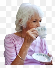 Wen U Slurp - Senior Citizen Emoji,Sip Tea Emoji