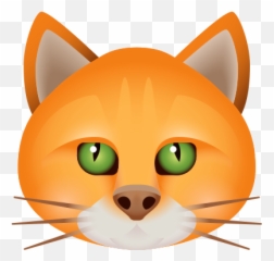 Cat Face Icon - Cartoon Emoji