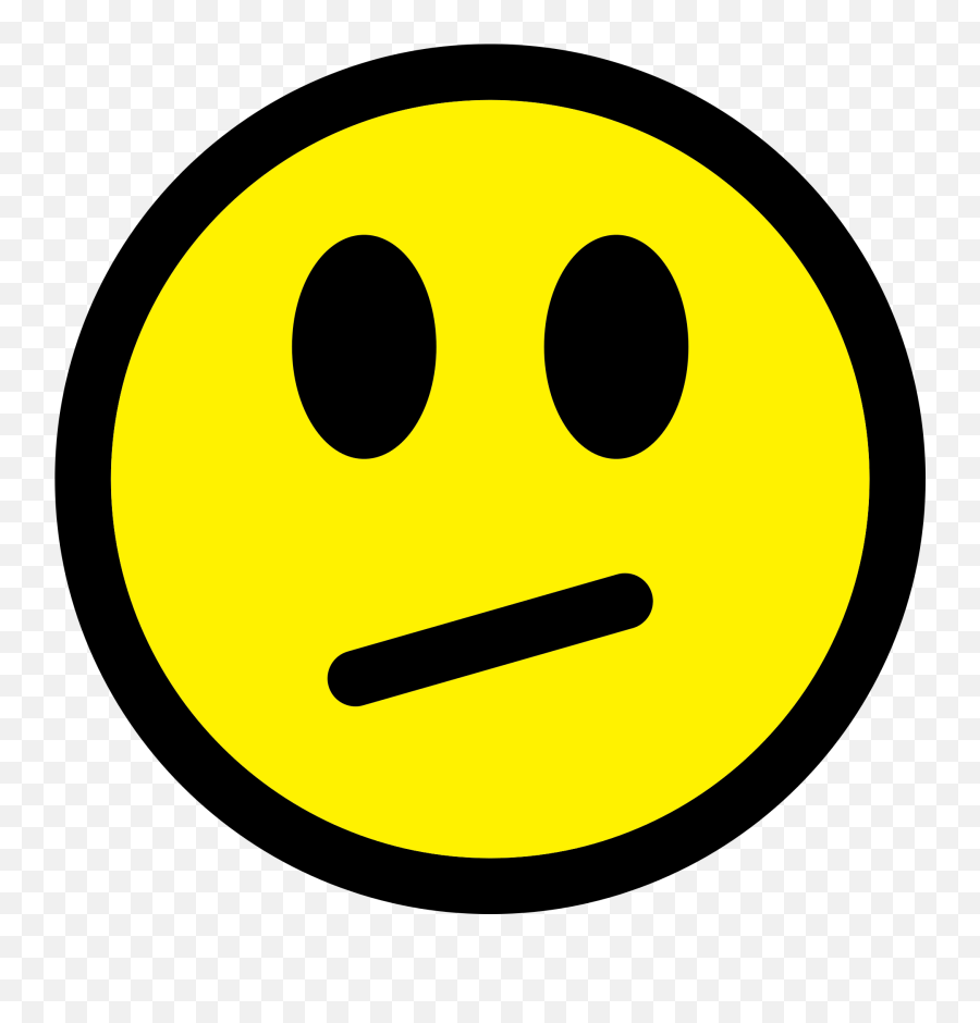 Smiley Emoticon Undecided Unsure Free Image - Visage Triste Smiley Emoji,Smiley And Emoticon