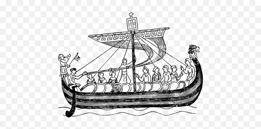 Schiff Aus Der Zeit Von William Des Eroberers - William The Conqueror Boats Emoji,Viking Emoji