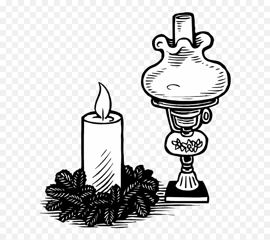 Candle Lamp Burning - Illustration Emoji,Burning Man Emoji